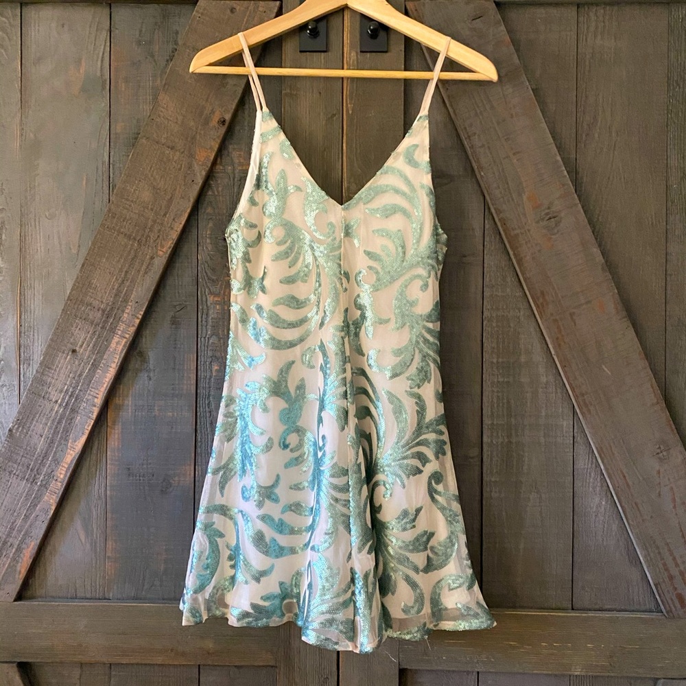 Romeo Juliet Sequin  Romper Small